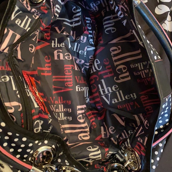 Used LeSportsac for The OC black and white bag - Picture 6 of 7